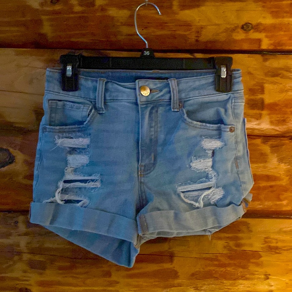 Aeropostale size 6 juniors jean shorts